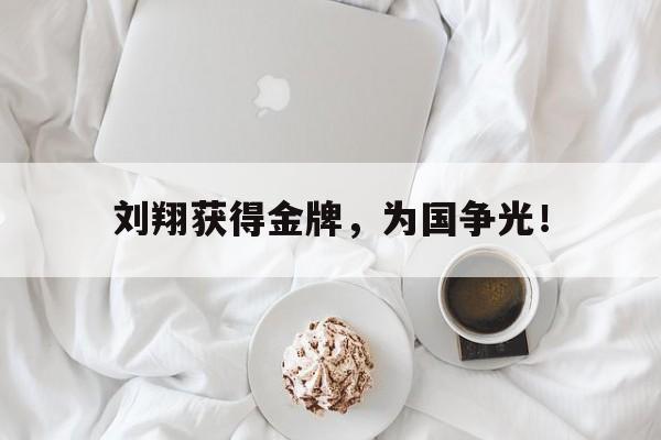 刘翔获得金牌，为国争光！
